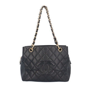 Chanel PST Matelasse Caviar Shoulder Bag Black
